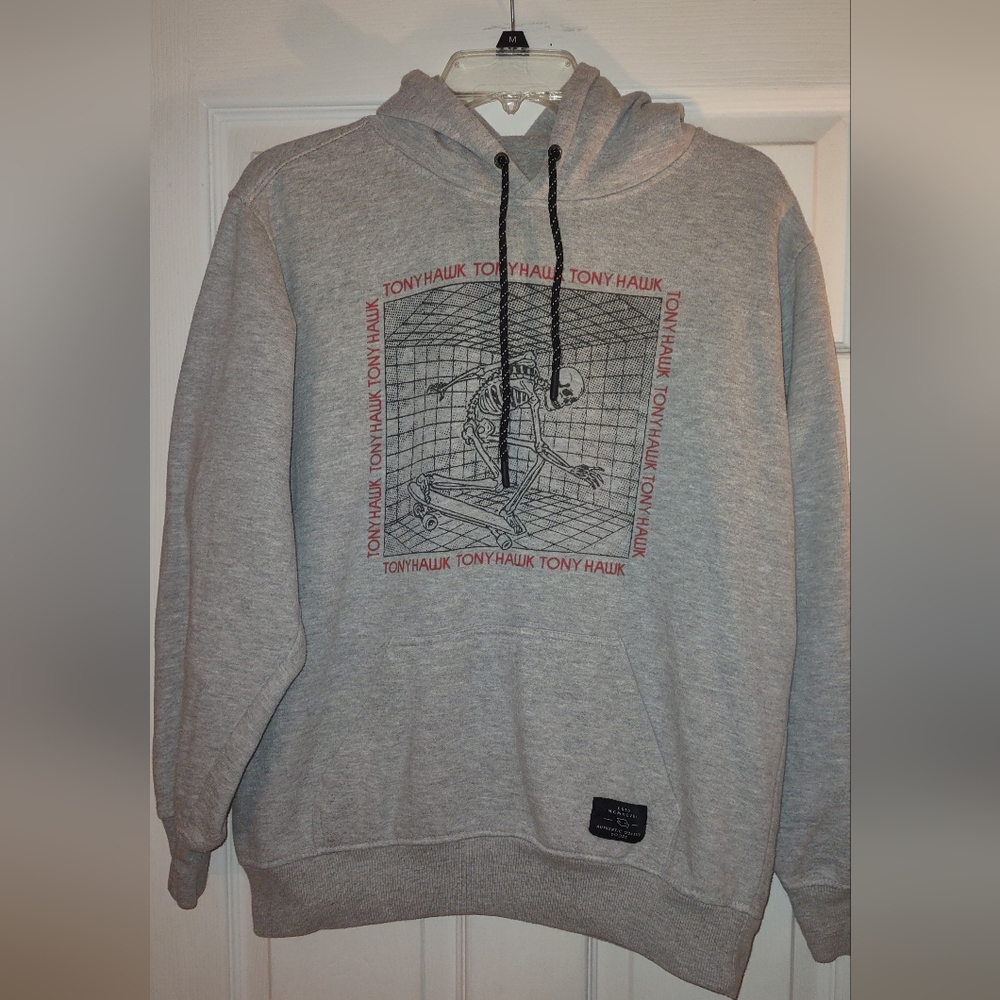 Tony Hawk Gray Graphic Men's Sweater